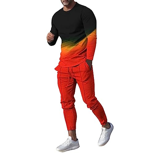 Moginp Trainingsanzug Herren Jogginganzug Herren Baumwolle Sportanzug Herren Tracksuit Herren Herren Hausanzug Freizeitanzug Elegant Streetwear Trainingsanzüge Für Herren von Moginp