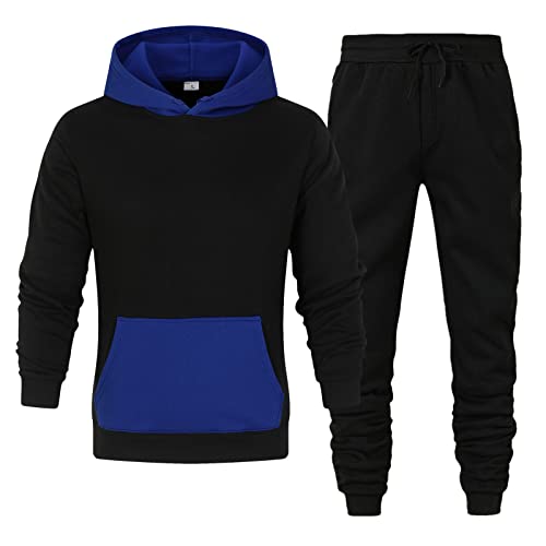 Moginp Trainingsanzug Herren Jogginganzug Herren Set Baggy Sportanzug Mit Kapuze Tracksuit Hose Baggy Freizeitanzug Fleece Gefüttert Trainingsanzüge Für Herren Baumwolle von Moginp