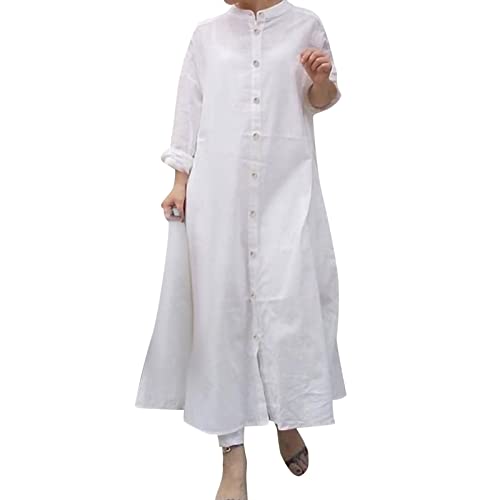 Muslimische Kleider Damen Kaftan Damen Kleid Muslim Ramadan Damen Muslim Roben Muslimkleid Robe Langarm Einfarbig Gebet Abaya Kleider Islamischer Naher Osten Dubai Türkei von Moginp