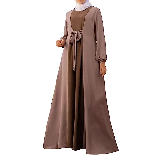 Muslimische Kleider Für Damen Kaftan Damen Kleid Muslim Ramadan Gebetskleidung Frauen Arabisch Robe Ramadan Langarm Muslimische Robe Gebet Abaya Kleid Islamischer Naher Osten Dubai Türkei von Moginp