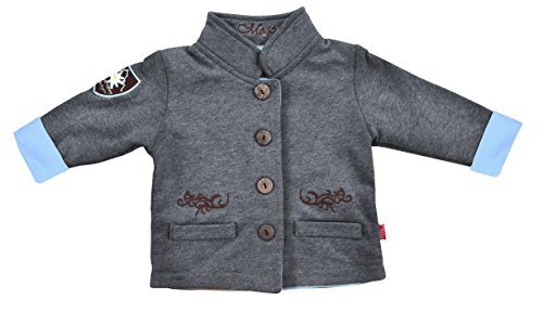 Mogo.cc, Babyjacke SILBERHORN,Armumschlag BLAU, 0-3 Mon., 50/56, XS von Mogo.cc