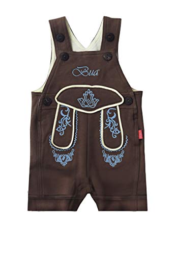 Mogo.cc, BLH Babylederhose Bua, VISO KURZ, 62/68, 3-6 Mon. S, Stick blau NEU von Mogo.cc