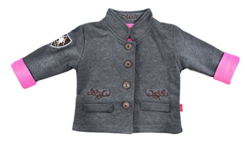 Mogo.cc, Babyjacke SILBERHORN,Armumschlag PINK, 6-12 Mon., 74/80, M von Mogo.cc