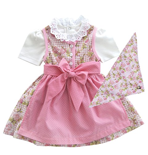 Mogo.cc, Dirndl Set ROSA, S (62/68), 3-6 Monate von Mogo.cc