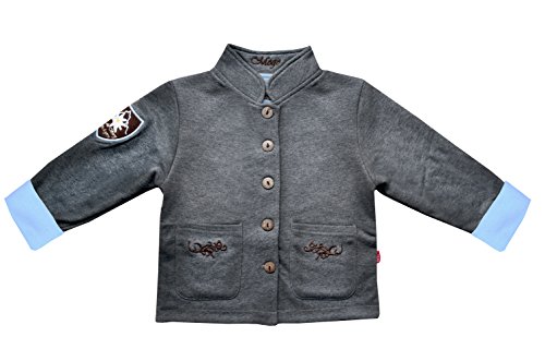 Mogo.cc, Kinderjacke SILBERHORN, Armumschlag BLAU, 5-6 Jahre, 110/116, kL von Mogo.cc