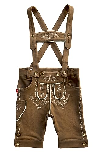 Mogo.cc, Kinderlederhose aus BW, BOPSER, 3/4-beige, 110/116, kL, 5-6 Jahre von Mogo.cc