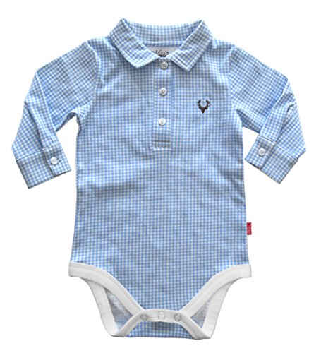 Mogo.cc, Mogobody, Vichykaro BLAU, 50/56, XS, 0-3 Mon., Langarm von Mogo