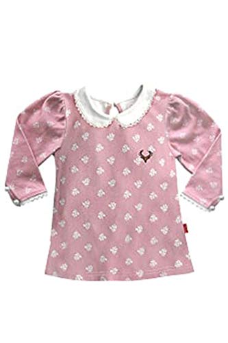 Mogo Baby - Mädchen Mädchen Trachten Shirt Langarm rosa, ROSA (rosa), 110/116 von Mogo