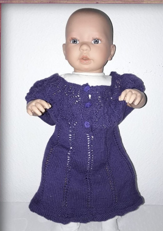 Babykleid Gestrickt Gr. 62 Babykleid Gestrickt Gr. 62 von Mohairschaf