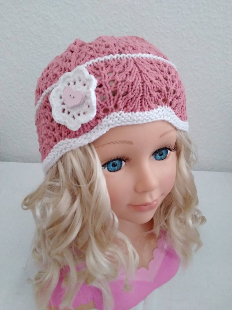 Mädchenmütze Gestrickt Mädchenmütze Gestrickt von Mohairschaf