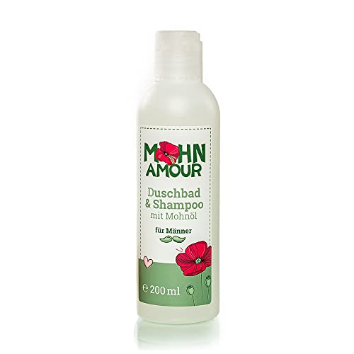 Duschbad mit Mohnöl für Männer 200ml - 2 in 1 Duschbad und Shampoo für Männer mit wertvollem Mohnöl - Für die tägliche Körperpflege des Mannes Duschbad mit Mohnöl für Männer 200ml - 2 in 1 Duschbad und Shampoo für Männer mit wertvollem Mohnöl - Für die tägliche Körperpflege des Mannes von Mohn Amour