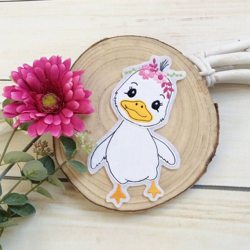 Applikation Aufnäher Button Für Schultüte Oder Diy Patch Auf Filz Boho Ente Mit Blumen Applikation Aufnäher Button Für Schultüte Oder Diy Patch Auf Filz Boho Ente Mit Blumen von MohnblumesWelt