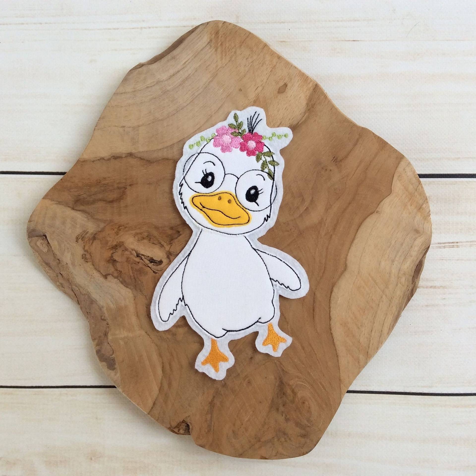Applikation Aufnäher Button Für Schultüte Oder Diy Patch Auf Filz Boho Ente Mit Blumen Applikation Aufnäher Button Für Schultüte Oder Diy Patch Auf Filz Boho Ente Mit Blumen von MohnblumesWelt