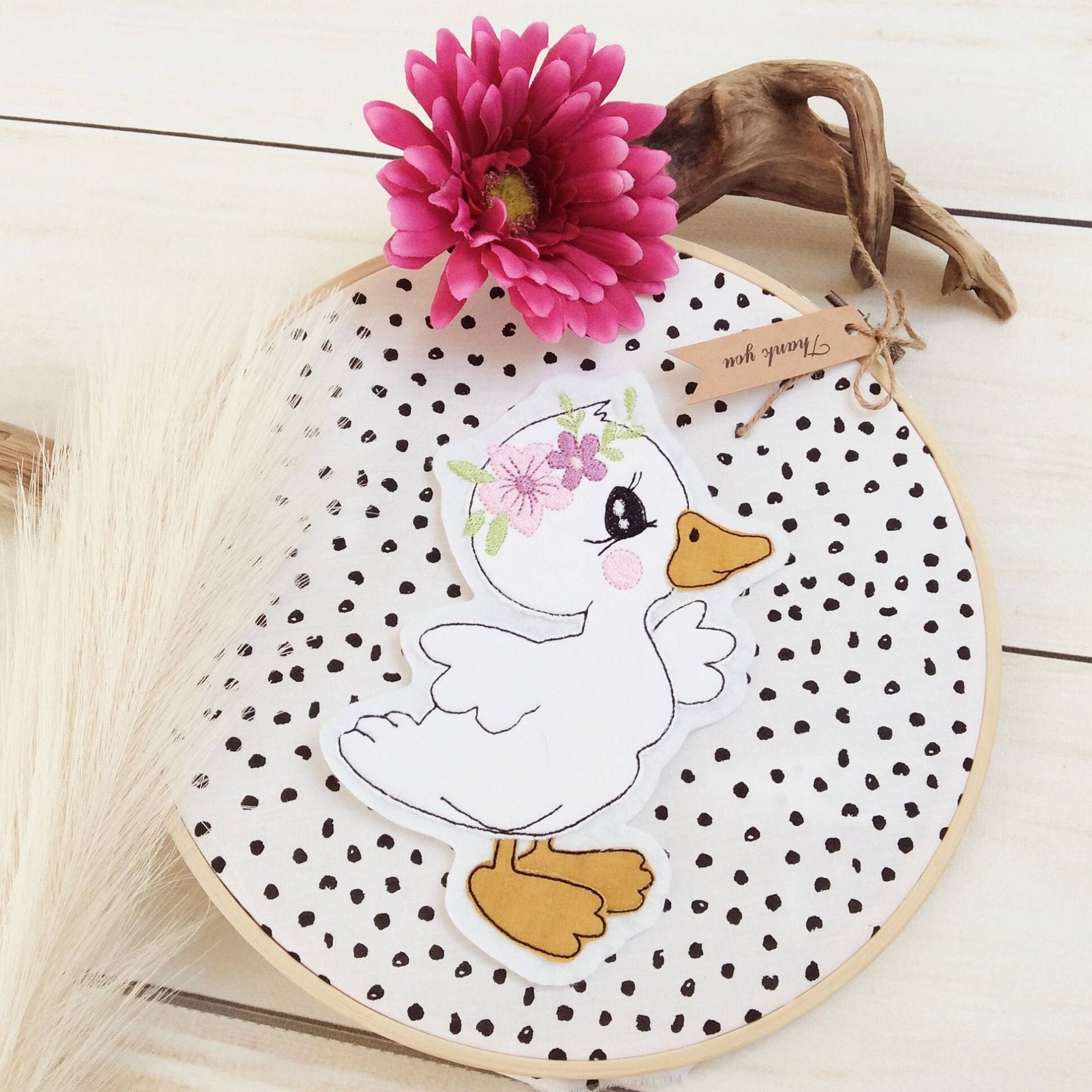 Applikation Aufnäher Button Für Schultüte Oder Diy Patch Auf Filz Boho Gans Mit Blumen Applikation Aufnäher Button Für Schultüte Oder Diy Patch Auf Filz Boho Gans Mit Blumen von MohnblumesWelt