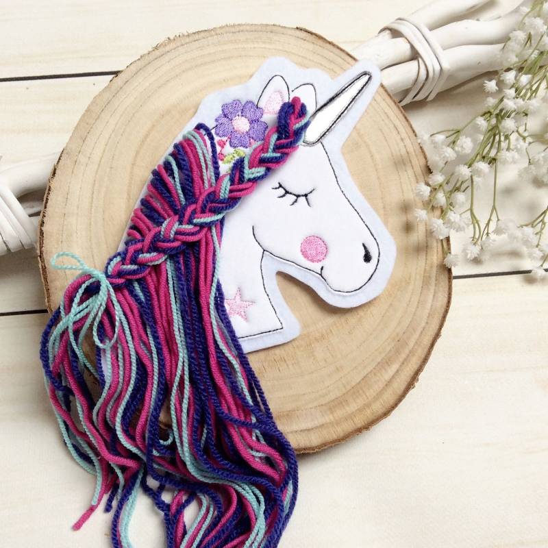 Applikation Boho Einhorn Mit Wollmähne Aufnäher Button Für Schultüte Diy Flicken Patch Auf Filz Pferd Mähne Applikation Boho Einhorn Mit Wollmähne Aufnäher Button Für Schultüte Diy Flicken Patch Auf Filz Pferd Mähne von MohnblumesWelt