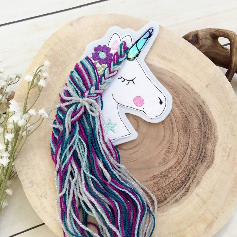 Applikation Boho Einhorn Mit Wollmähne Aufnäher Button Für Schultüte Diy Flicken Patch Auf Filz Pferd Mähne Applikation Boho Einhorn Mit Wollmähne Aufnäher Button Für Schultüte Diy Flicken Patch Auf Filz Pferd Mähne von MohnblumesWelt