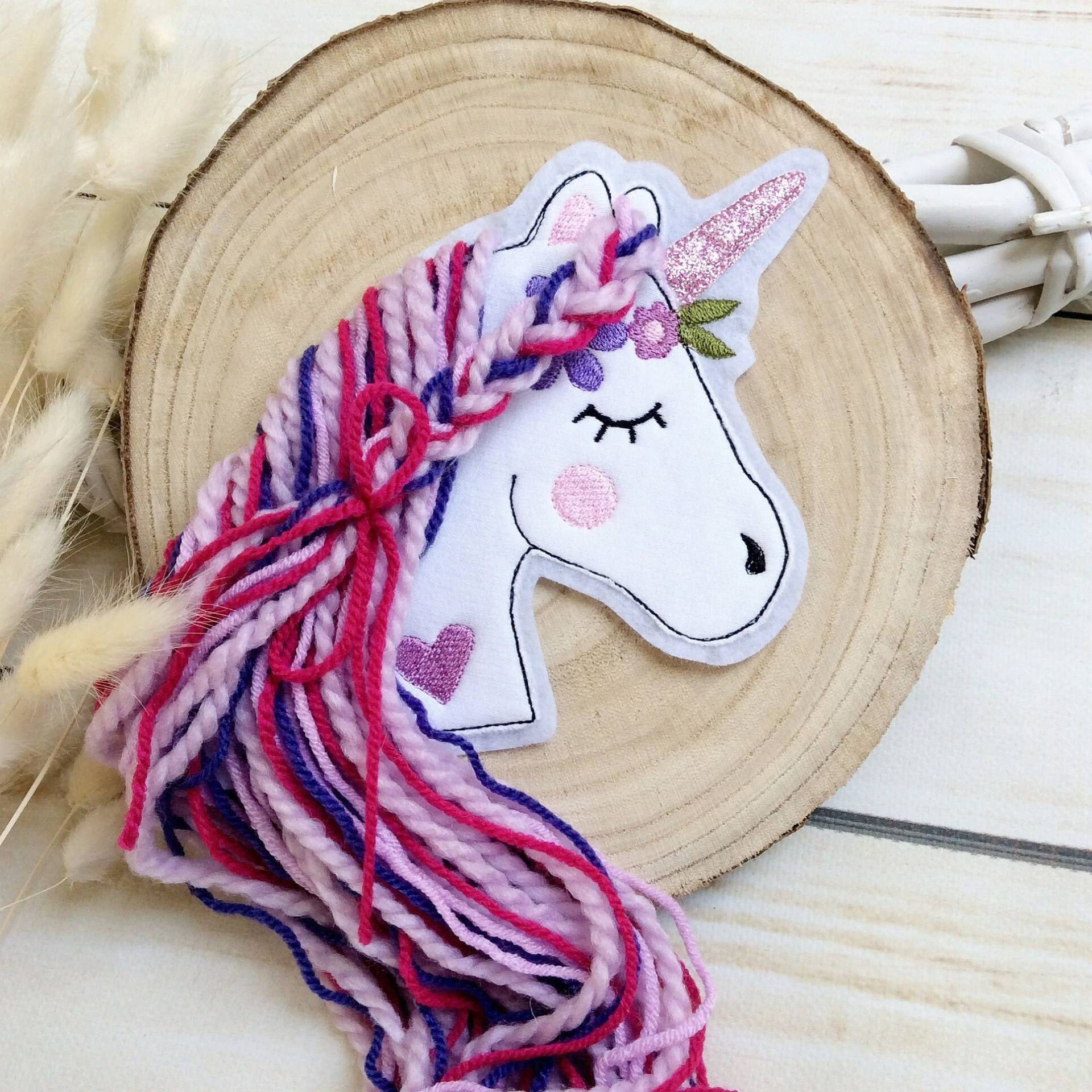 Applikation Boho Einhorn Mit Wollmähne Aufnäher Button Für Schultüte Diy Flicken Patch Auf Filz Pferd Mähne Applikation Boho Einhorn Mit Wollmähne Aufnäher Button Für Schultüte Diy Flicken Patch Auf Filz Pferd Mähne von MohnblumesWelt