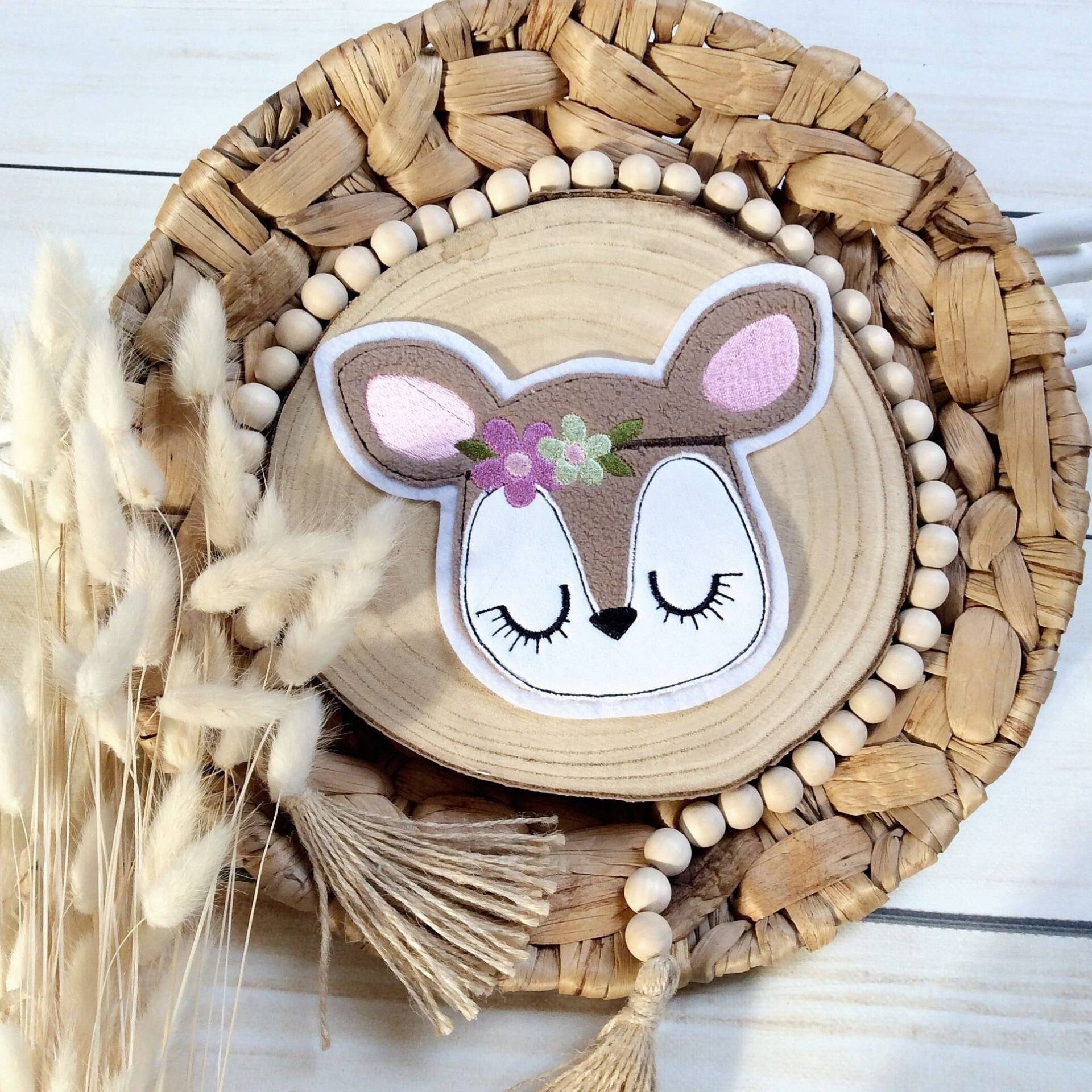 Applikation Boho Reh Aufnäher Button Für Schultüte Flicken Patch Auf Filz Mit Rehkitz Und Blumen Applikation Boho Reh Aufnäher Button Für Schultüte Flicken Patch Auf Filz Mit Rehkitz Und Blumen von MohnblumesWelt