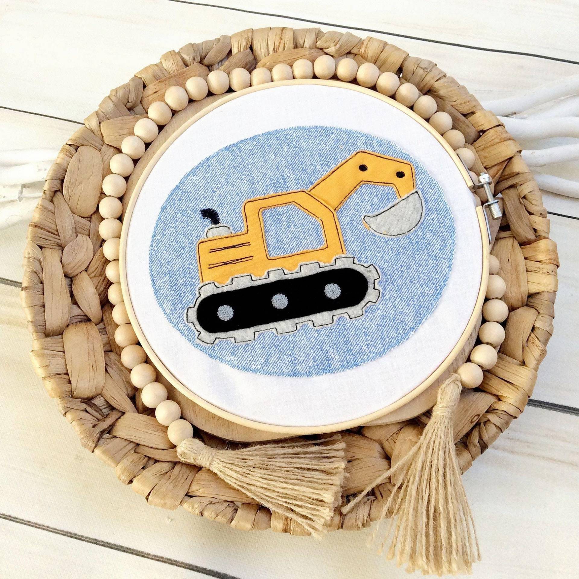 Applikation Button Bagger Aufnäher Für Diy Oder Schultüte Baustelle Fahrzeug Flicken Patch Auf Filz Applikation Button Bagger Aufnäher Für Diy Oder Schultüte Baustelle Fahrzeug Flicken Patch Auf Filz von MohnblumesWelt