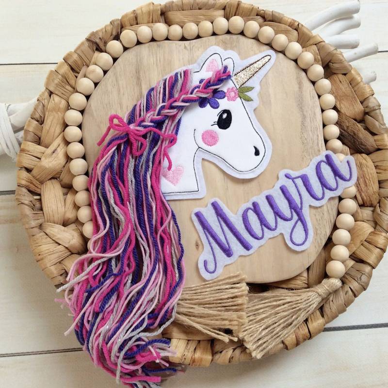 Applikation Einhorn Boho Aufnäher Mit Wunschname Button Für Schultüte Flicken Patch Auf Filz Pferd Mähne Applikation Einhorn Boho Aufnäher Mit Wunschname Button Für Schultüte Flicken Patch Auf Filz Pferd Mähne von MohnblumesWelt
