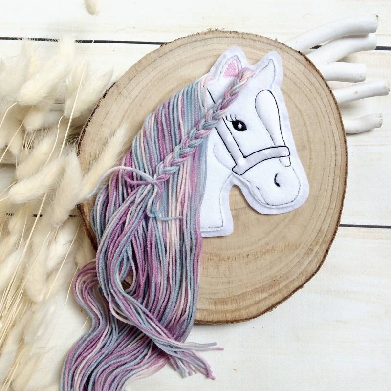 Applikation M Pferdekopf Aufnäher Button Schultüte Motiv Flicken Patch Auf Filz Pferd Mit Mähne Pony Applikation M Pferdekopf Aufnäher Button Schultüte Motiv Flicken Patch Auf Filz Pferd Mit Mähne Pony von MohnblumesWelt