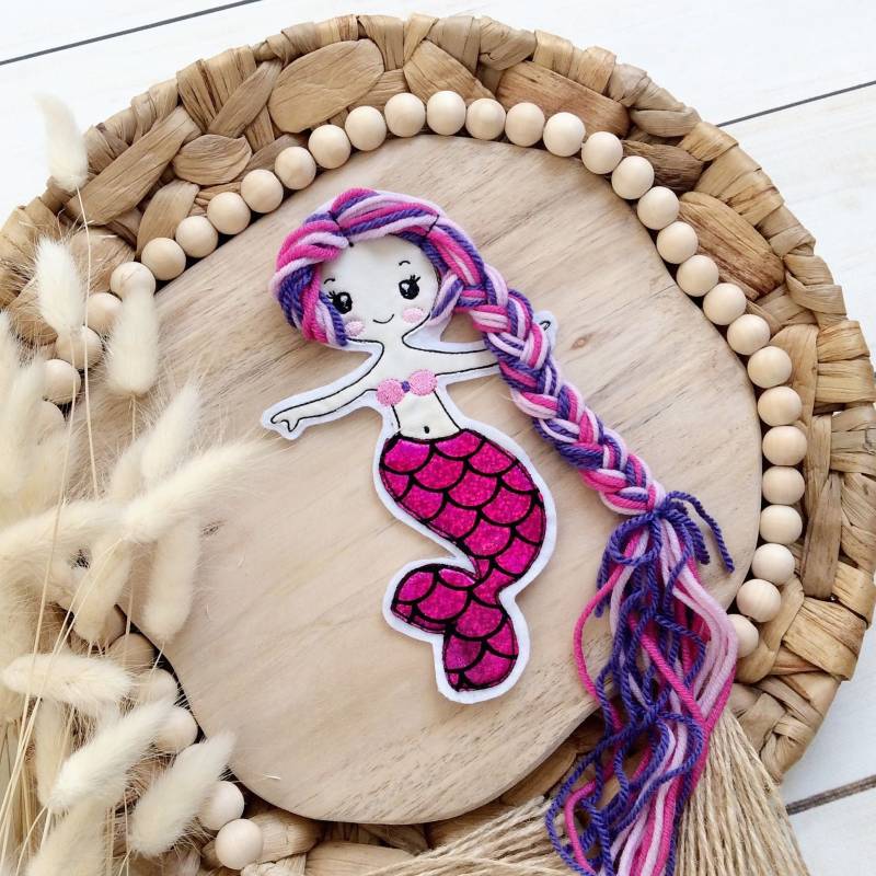 Applikation Nixe 3D Meerjungfrau Aufnäher Button Schultüte Motiv Für Diy Auf Filz Fertige Mit Wollhaare Applikation Nixe 3D Meerjungfrau Aufnäher Button Schultüte Motiv Für Diy Auf Filz Fertige Mit Wollhaare von MohnblumesWelt