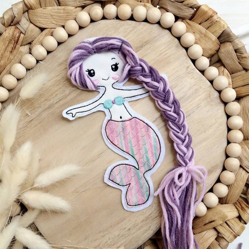 Applikation Nixe 3D Meerjungfrau M Aufnäher Button Schultüte Motiv Für Diy Auf Filz Fertige Mit Wollhaare Applikation Nixe 3D Meerjungfrau M Aufnäher Button Schultüte Motiv Für Diy Auf Filz Fertige Mit Wollhaare von MohnblumesWelt