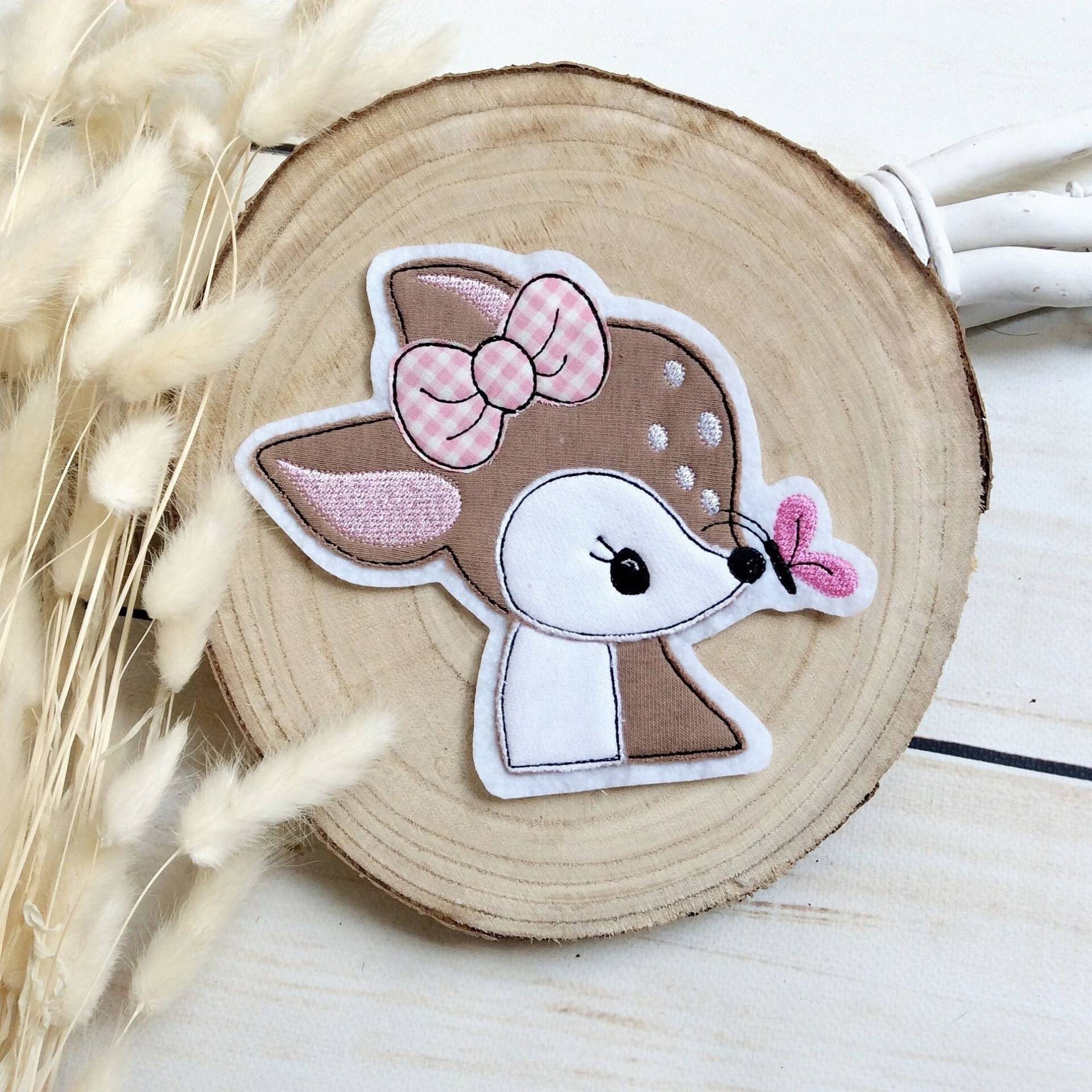 Applikation Reh Aufnäher Button Für Schultüte Patch Auf Filz Mit Rehkitz Applikation Reh Aufnäher Button Für Schultüte Patch Auf Filz Mit Rehkitz von MohnblumesWelt