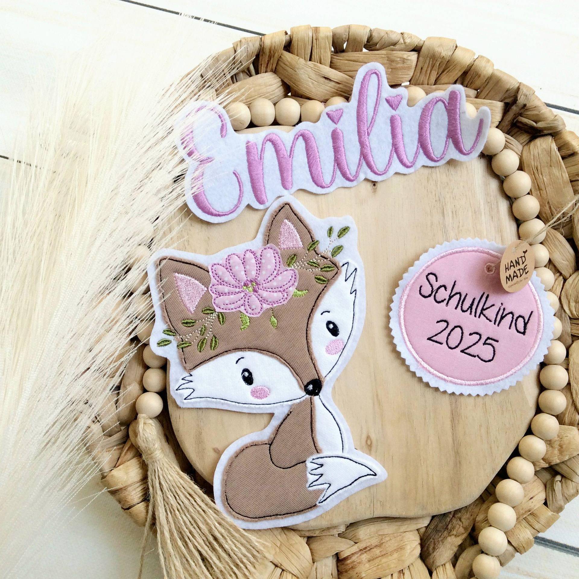 Applikation Set M Aufnäher Button Stickerei Auf Filz Für Schultüte Oder Diy Motiv Boho Fuchs Applikation Set M Aufnäher Button Stickerei Auf Filz Für Schultüte Oder Diy Motiv Boho Fuchs von MohnblumesWelt