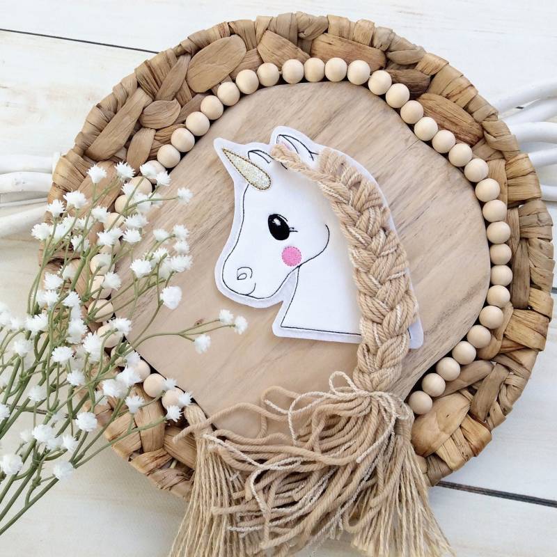 Einhorn Applikation Boho in Gold - Glitzer Aufnäher Für Schultüte Oder Diy Motiv Auf Filz Pferd Mit Mähne Einhorn Applikation Boho in Gold - Glitzer Aufnäher Für Schultüte Oder Diy Motiv Auf Filz Pferd Mit Mähne von MohnblumesWelt