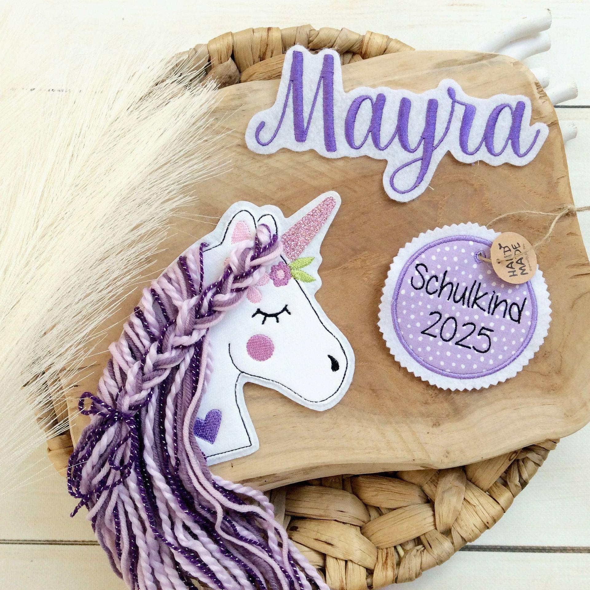 Komplettes Set M Applikation Pferdekopf Aufnäher Button Für Schultüte Und Wunschname Patch Motiv Auf Filz Einhorn Mit Mähne Komplettes Set M Applikation Pferdekopf Aufnäher Button Für Schultüte Und Wunschname Patch Motiv Auf Filz Einhorn Mit Mähne von MohnblumesWelt