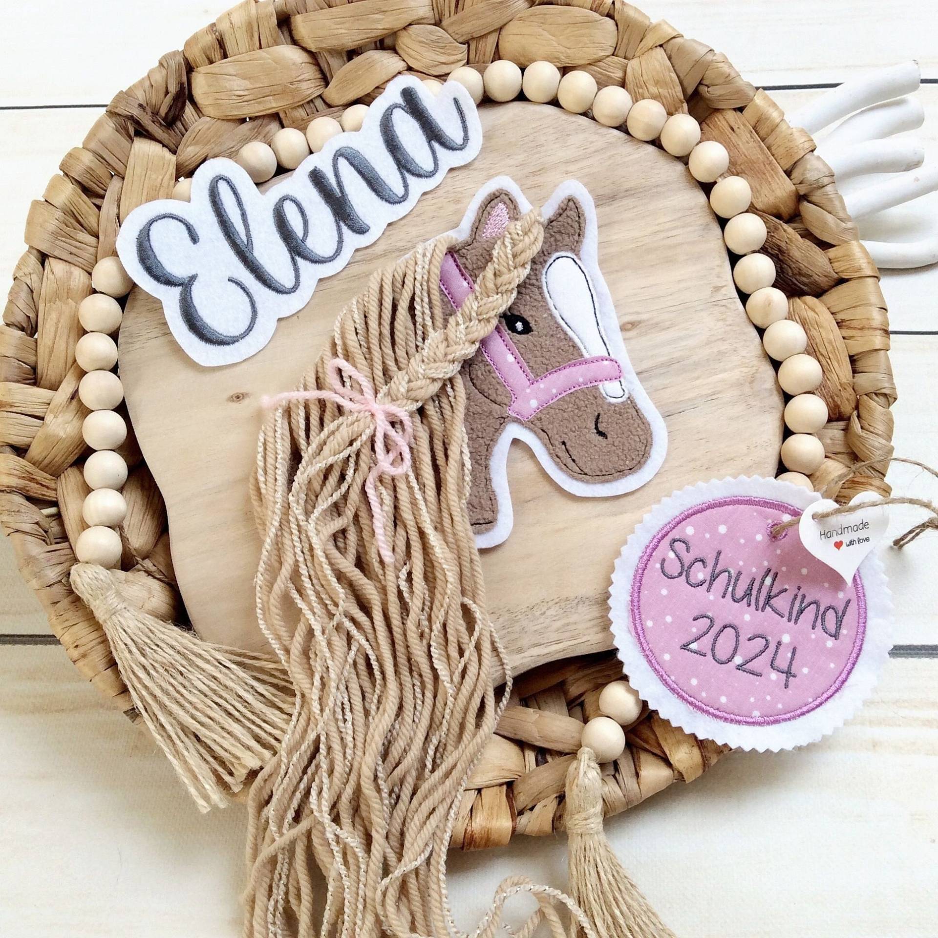 Komplettes Set M Applikation Pferdekopf Aufnäher Button Für Schultüte Und Wunschname Patch Motiv Auf Filz Pferd Mit Mähne Pony Komplettes Set M Applikation Pferdekopf Aufnäher Button Für Schultüte Und Wunschname Patch Motiv Auf Filz Pferd Mit Mähne Pony von MohnblumesWelt