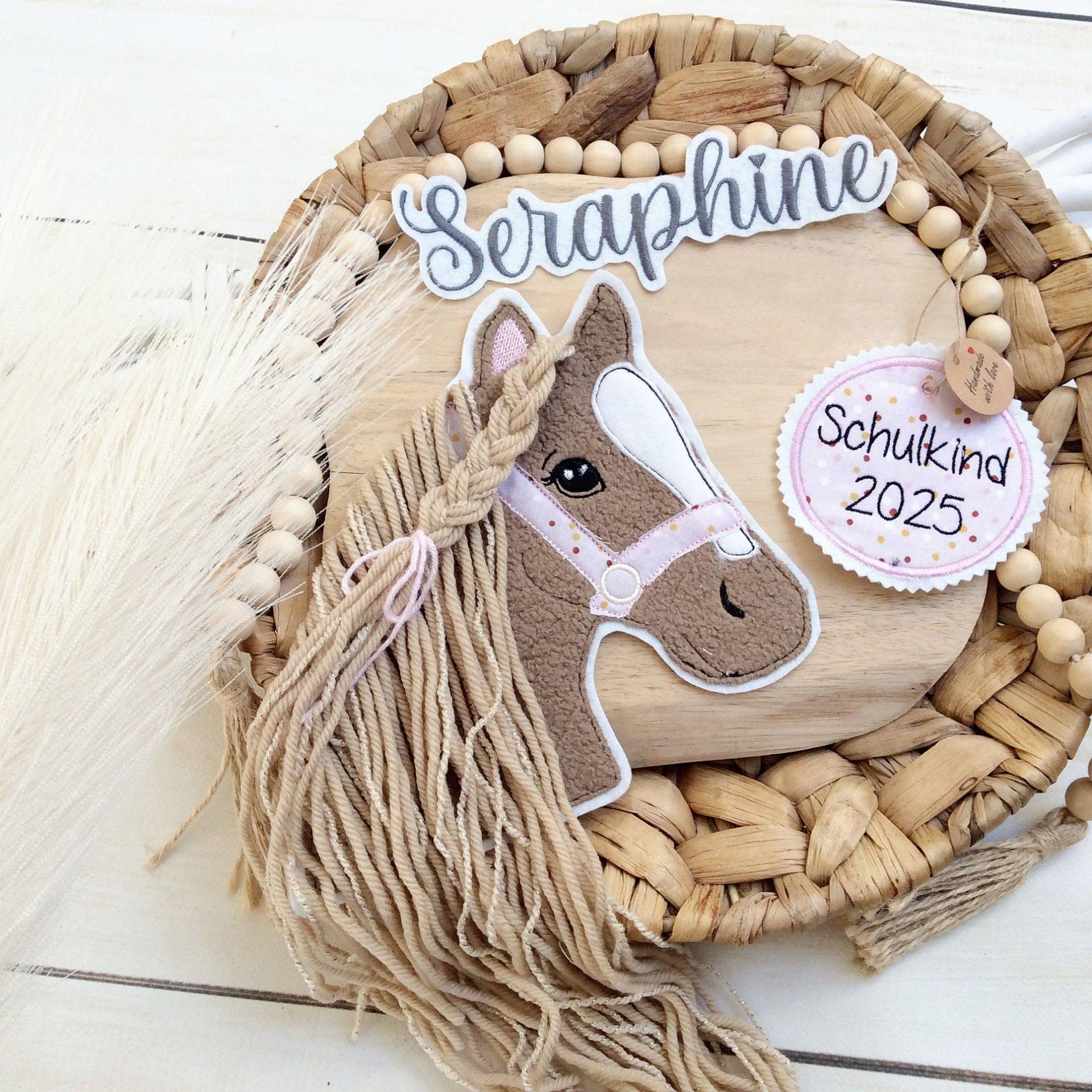 M Komplettes Set Applikation Pferdekopf Aufnäher Button Für Schultüte Und Wunschname Patch Motiv Auf Filz Pferd Mit Mähne M Komplettes Set Applikation Pferdekopf Aufnäher Button Für Schultüte Und Wunschname Patch Motiv Auf Filz Pferd Mit Mähne von MohnblumesWelt
