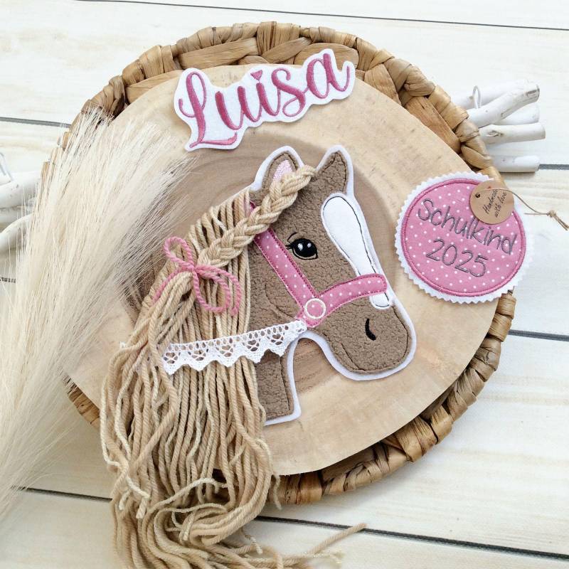 xl Komplettes Set Applikation Pferdekopf Aufnäher Button Für Schultüte Und Wunschname Patch Motiv Auf Filz Pferd Mit Mähne Zügel xl Komplettes Set Applikation Pferdekopf Aufnäher Button Für Schultüte Und Wunschname Patch Motiv Auf Filz Pferd Mit Mähne Zügel von MohnblumesWelt