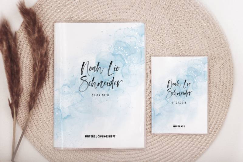 Set U-Heft Und Impfpass Personalisiert "Oceanlove" , , Bitte Produktdetails Lesen von MoinMagda