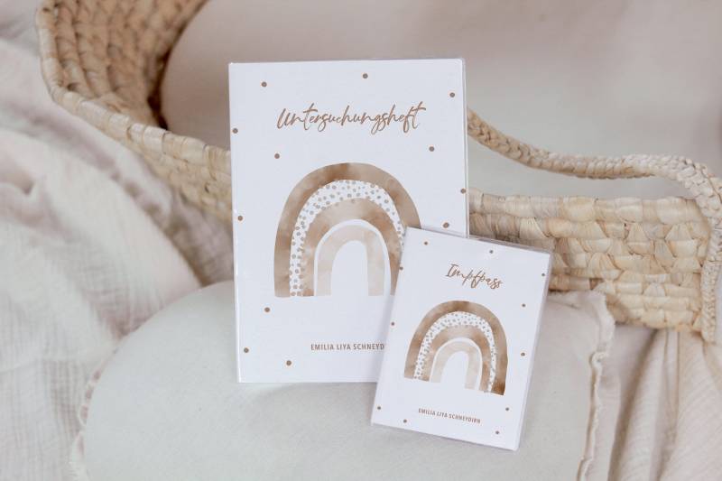 Set U-Heft Und Impfpass Personalisiert Romy White, Bitte Produktdetails Lesen von MoinMagda