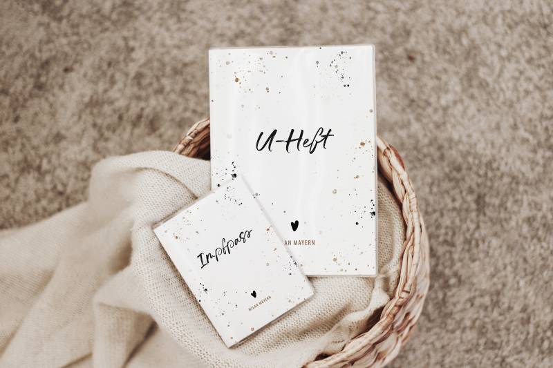 Set U-Heft Und Impfpass Personalisiert "Sprinkle", Bitte Produktdetails Lesen von MoinMagda