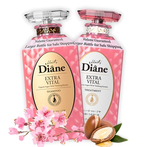 Moist Diane Haarshampoo und Conditioner Set für Frauen und Männer, Haarpflege mit natürlichem Keratin-Protein, feuchtigkeitsspendendes japanisches Set für die Haarpflege und Cab Moist Diane Haarshampoo und Conditioner Set für Frauen und Männer, Haarpflege mit natürlichem Keratin-Protein, feuchtigkeitsspendendes japanisches Set für die Haarpflege und Cab von Moist Diane