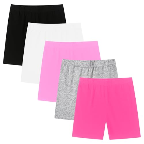 Moitiy Radlerhose Kinder Leggings Kurze Hosen Mädchen Sporthose Mädchen Turnhose Kruz Baumwolle Sport Shorts Sommerhose 12-14 Jahre von Moitiy