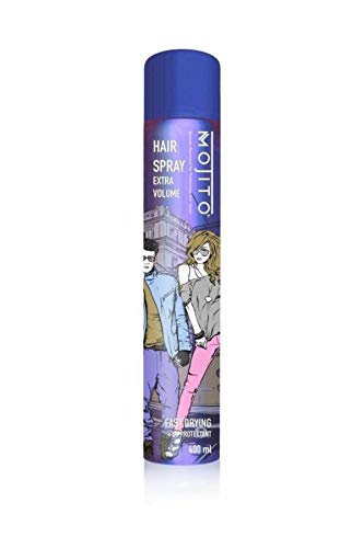 Mojito Hair Spray Ultra Hold,No Gas, 400ml-750ml Haarspray Friseurbedarf Haar Styling für alle Haartypen Barber Hairspray für Damen und Herren Ultra Starker Halt (Ultra Hold 400ml) von Mojito