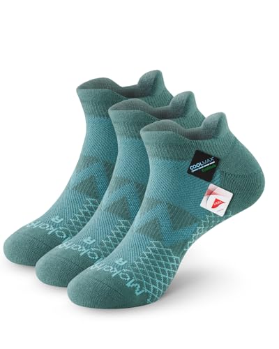 Mokah Stone Diabetikersocken für Herren Damen Kurz, COOLMAX LYCRA Diabetiker Sneaker Socken ohne Gummibund ohne Naht, 3 Paar von Mokah Stone