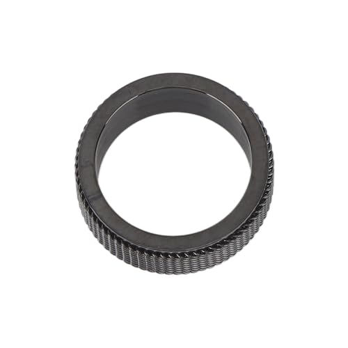 8 Mm Spinner-Ring Für Herren – Geräuschloser Stahl – Modischer Stressabbau(Schwarz-57mm) von Mokernali