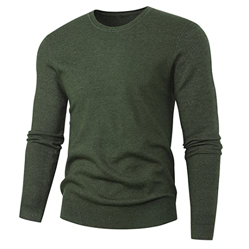 Mokkpeq Herren Pullover Mit Rundhalsausschnitt Slim Fit Langarm Pullover Herren Vintage Patchwork Jersey Strickwaren Mokkpeq Herren Pullover Mit Rundhalsausschnitt Slim Fit Langarm Pullover Herren Vintage Patchwork Jersey Strickwaren von Mokkpeq