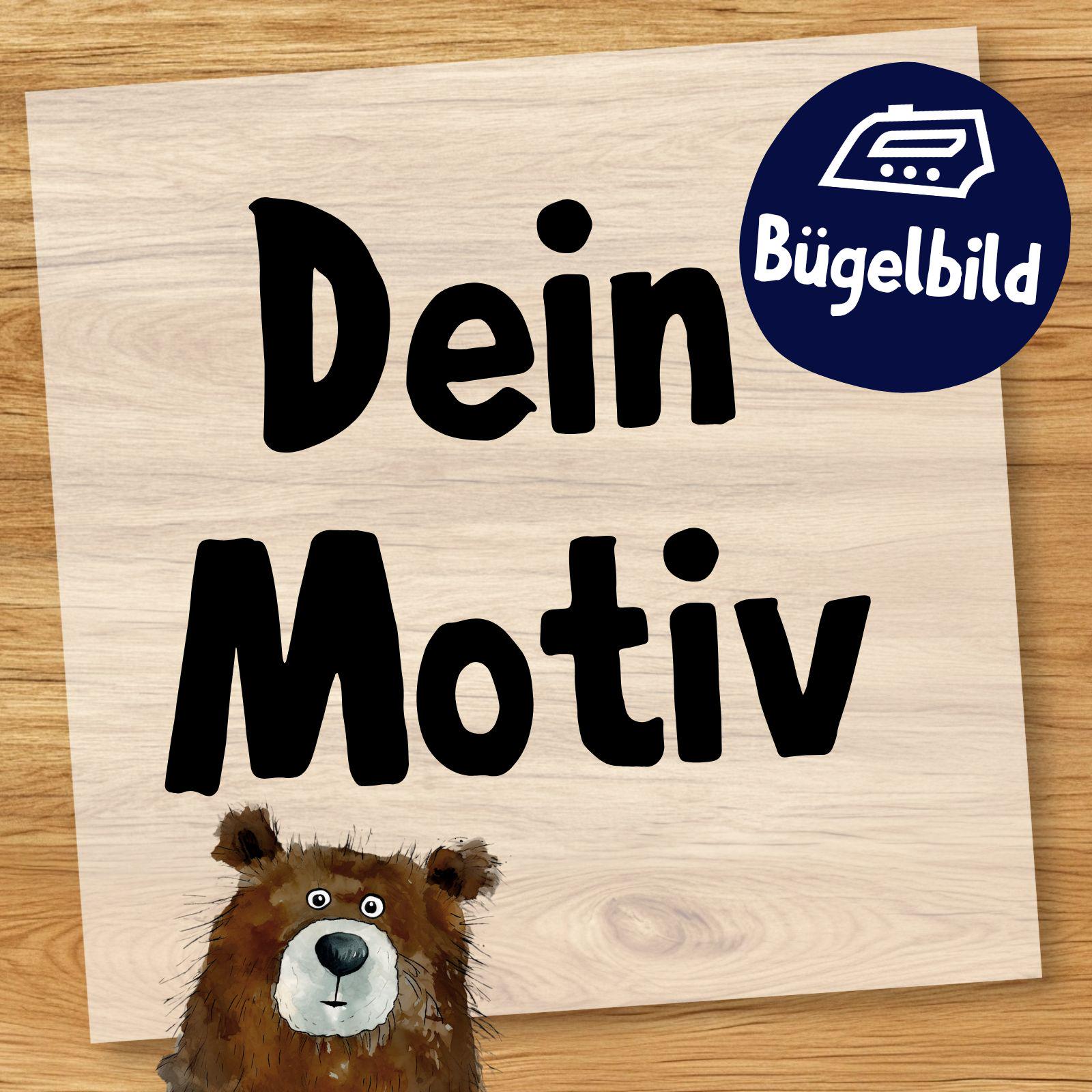 Individuelle Bügelbilder, Logo Firmenname, Süße Wasserfarbe Bilder Zum Aufbügeln, Kinder Tshirt Bügelmotiv, Dein Text Personalisiert von MokoDesignDE
