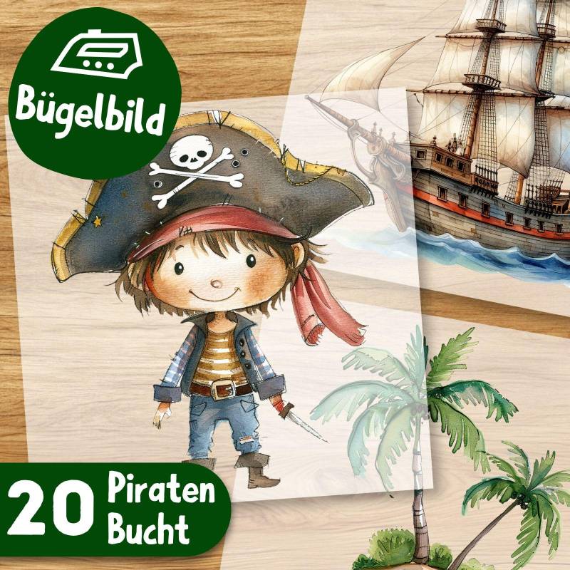 Piraten Bügelbilder, Wasserfarbe Schatzsuche Zum Aufbügeln, Piratenschiff Kinder Tshirt Bügelmotiv, Coole Seeräuber, Karibik Insel Transfer Piraten Bügelbilder, Wasserfarbe Schatzsuche Zum Aufbügeln, Piratenschiff Kinder Tshirt Bügelmotiv, Coole Seeräuber, Karibik Insel Transfer von MokoDesignDE