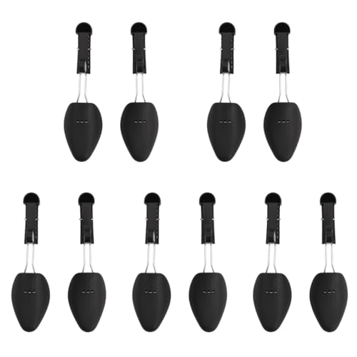 Mokuyary Schuhspanner für Damen und Herren, perfekt für Reisen, verstellbar in Länge und Breite Schuhspanner 5 Paar Kunststoff weiß EU 35-38, Schwarz , 35-38 Mokuyary Schuhspanner für Damen und Herren, perfekt für Reisen, verstellbar in Länge und Breite Schuhspanner 5 Paar Kunststoff weiß EU 35-38, Schwarz , 35-38 von Mokuyary