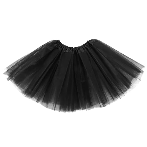 Molain Tutu 3 Schichten Top Tüllrock Ballett Glitzer Pailletten Gaze Kostüm Weihnachtsfeiern Ballerina Tanz Halbskorts Vintage Ballkleid von Molain