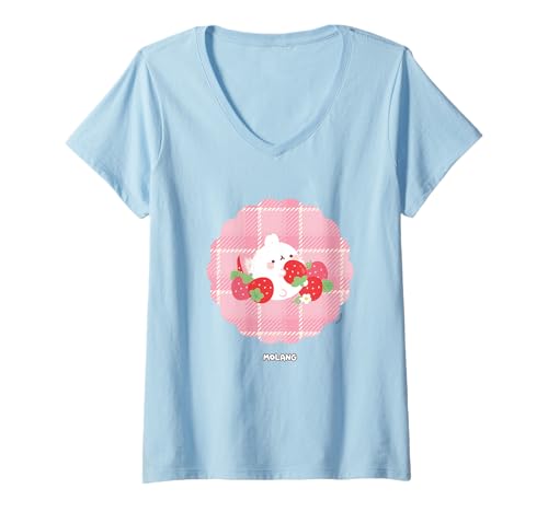 Damen Molang - Spring Edition T-Shirt mit V-Ausschnitt Damen Molang - Spring Edition T-Shirt mit V-Ausschnitt von Molang
