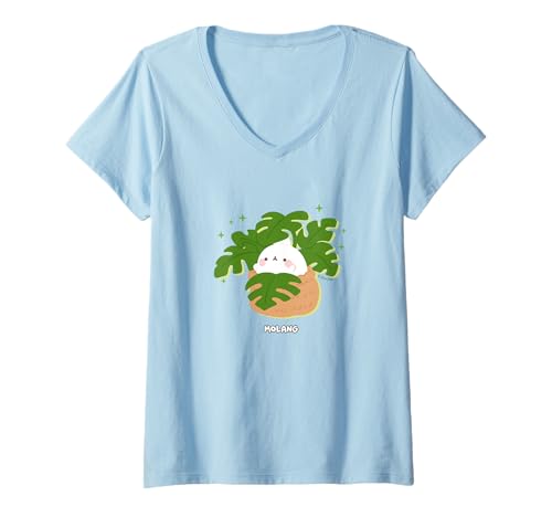 Damen Molang - Spring Edition T-Shirt mit V-Ausschnitt von Molang