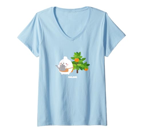 Damen Molang - Spring Edition T-Shirt mit V-Ausschnitt Damen Molang - Spring Edition T-Shirt mit V-Ausschnitt von Molang